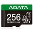 Kép 3/3 - Adata Speed Plus micro SDXC + adapter 256GB CL10 UHS-I U3 V30 A2 (180/160 MB/s)
