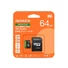 Kép 1/3 - ADATA Speed Plus micro SDXC memóriakártya + adapter 64GB CL10 UHS-I U3 V30 A2 (160/140 MB/s)