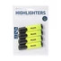 Kép 1/2 - Platinet Highlighters Szövegkiemelő (Sárga / Narancs / Rózsaszín / Zöld) (12) - 43007