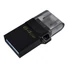 Kép 2/7 - KINGSTON DATA TRAVELER MICRODUO 3 G2 PENDRIVE 64GB USB 3.2 + MICRO USB OTG Fekete