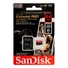 Kép 1/2 - SanDisk Extreme Pro 64GB Micro SDXC memóriakártya U3 V30 adapterrel (200/90 MB/s)